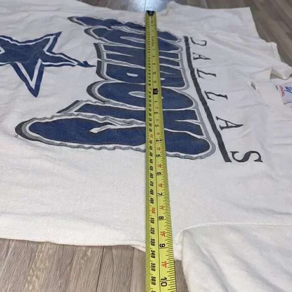 NFL Dallas Cowboy vintage t shirt single stitched vintage tin bucket man cave - Picture 11 of 16